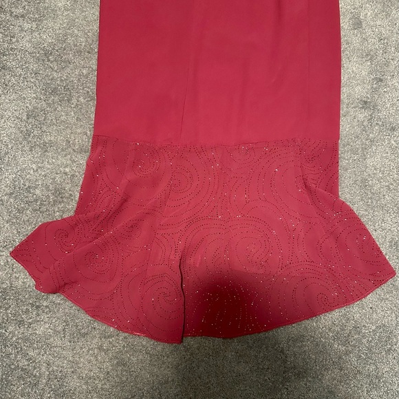 Formal dress with jacket.  Size 8.  Hemmed for 5’4” person. - Picture 3 of 5